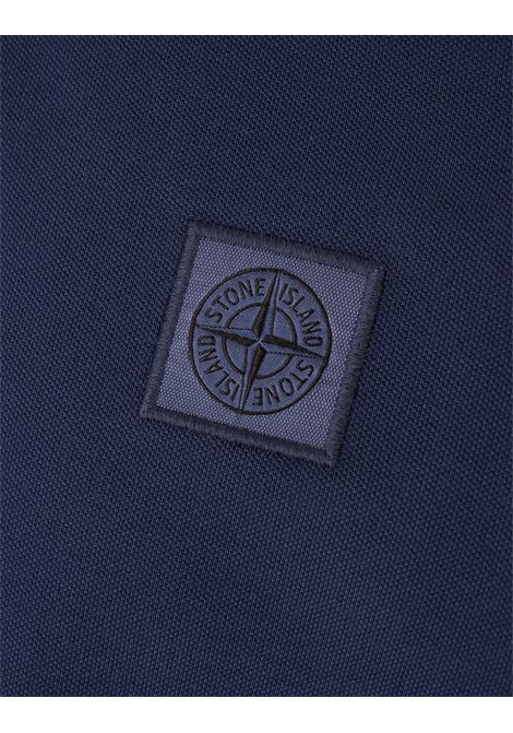 Polo In Piquet Di Cotone Blu STONE ISLAND | K1S1522002SC-S0067V0028